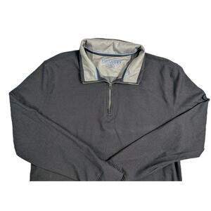 Twillory Golf Performance 1/4 Zip Pullover XL Tailored Fit Charcoal Sweater